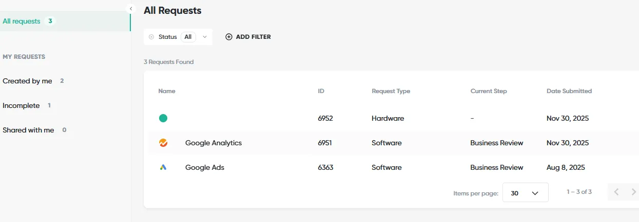 Tracking Your Requests