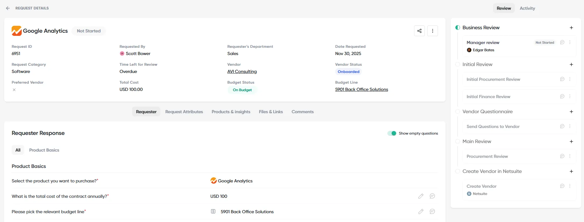 Working with Request Details