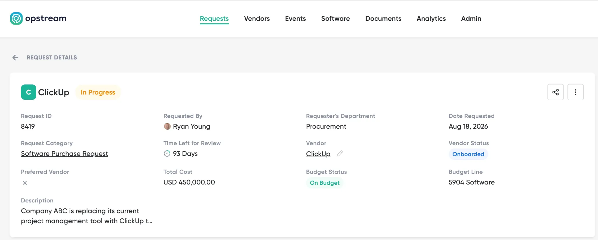 Working with Request Details