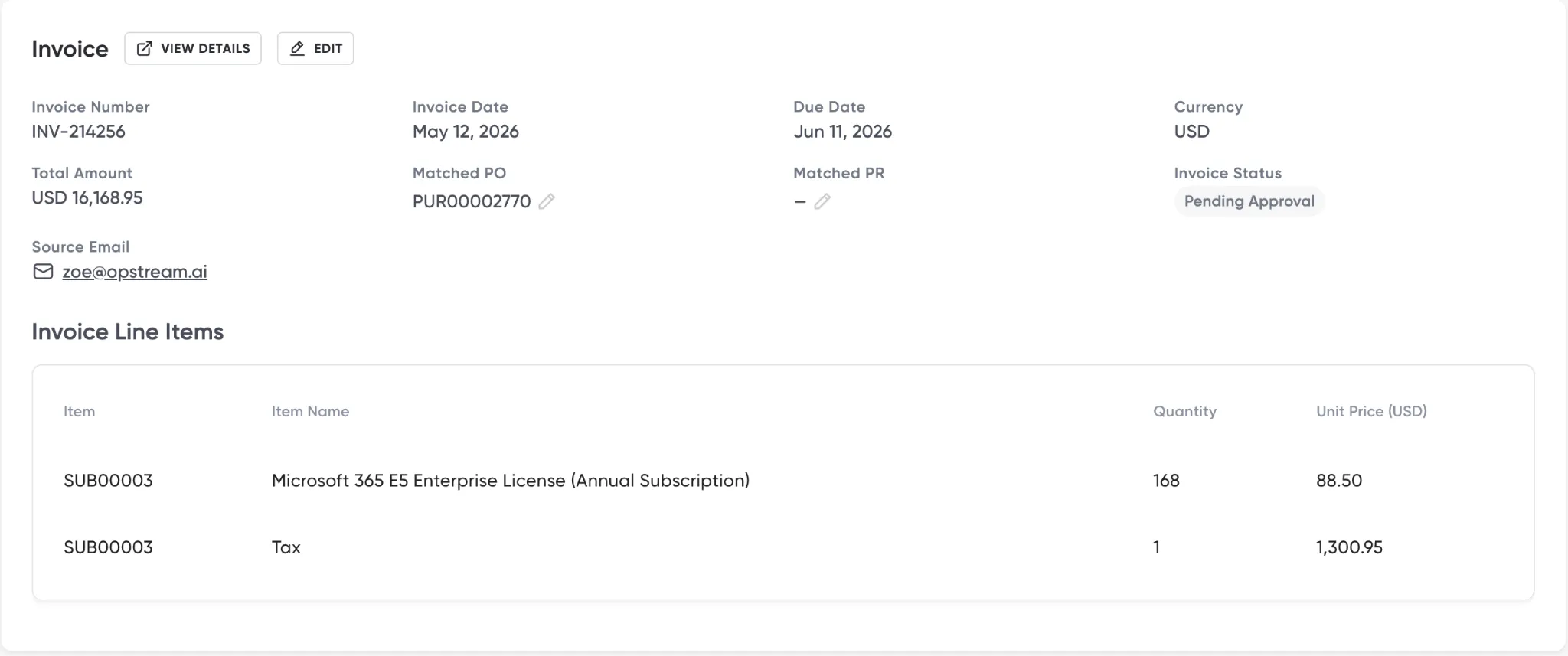 Working with Request Details