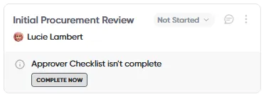 Approver Actions