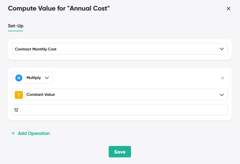 Calculating Values Automatically