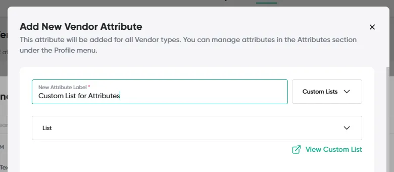 Linking a Custom List to a Form Question
