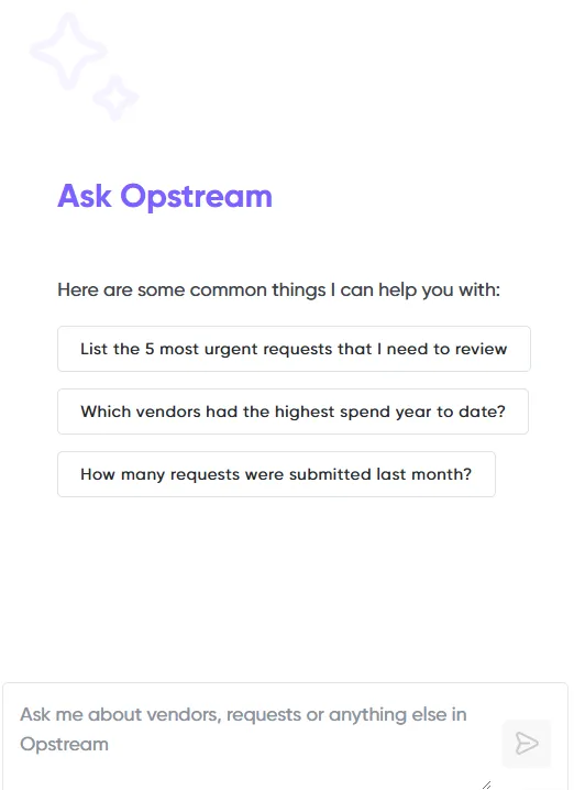 Ask Opstream